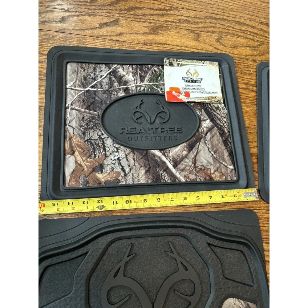 Realtree Camo Rear Floor Mat, Auto Car Truck ‎ Lot Of 6 Utility Mats